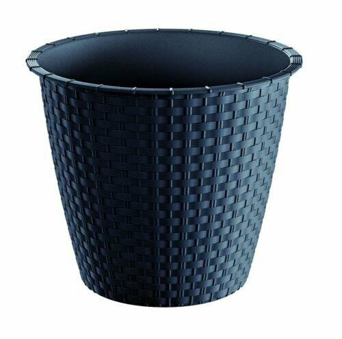 Květináč bez misky RATOLLA ROUND antracit 14,7cm