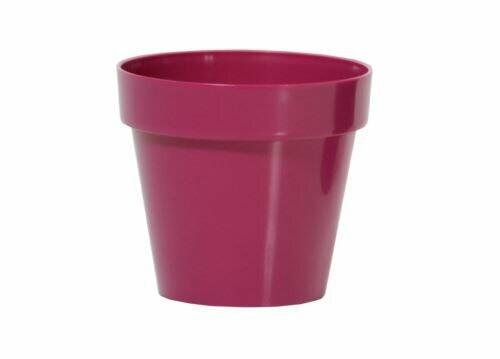 Květináč CUBE SHINE fuchsia lesk 17cm