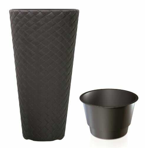 Květináč MATUBA SLIM + vklad antracit 40cm