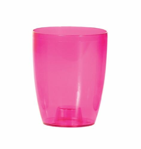Květináč COUBI ORCHID vysoký růžový transp. 16cm