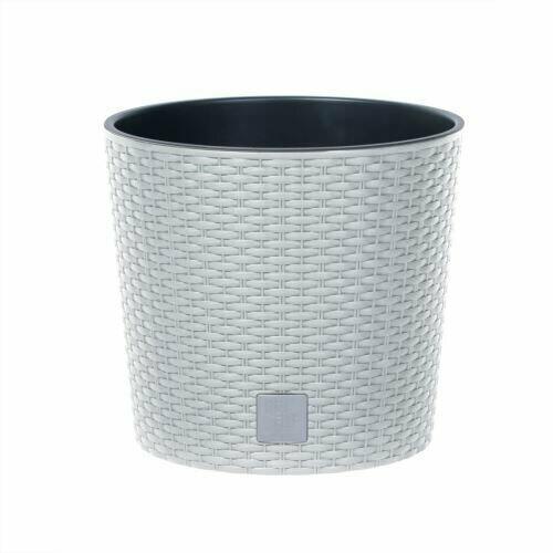 Květináč RATO ROUND + vklad bílý 20,0 cm