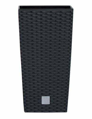 Květináč RATO SQUARE + vklad antracit 20cm