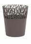 Květináč s krajkou CITY grafit 11,3 cm