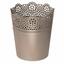 Květináč s krajkou LACE mocca 16,0 cm