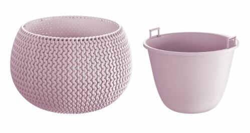 Květináč s vkladem SPLOFY BOWL světle fialový 47,8 cm