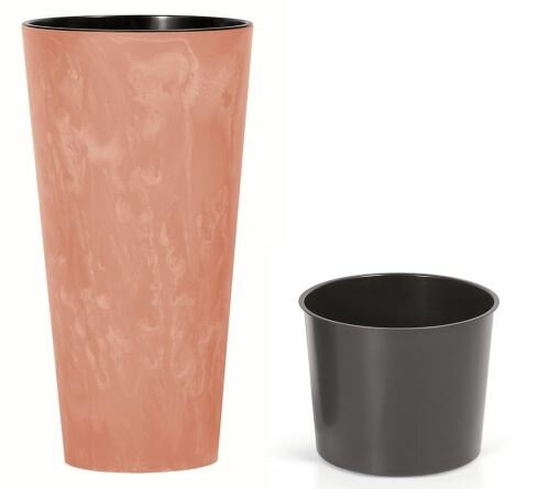 Květináč TUBUS SLIM EFFECT + vklad terakota 20 cm