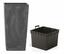 Květináč URBI SQUARE EFFECT + vklad antracit 26,5 cm