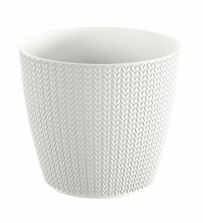 Květináč WHEATY bílý 25,8cm