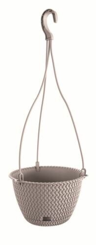 Květináč závěsný SPLOFY ROUND W mocca 27cm