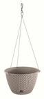 Květináč závěsný SPLOFY ROUND WS mocca 27cm