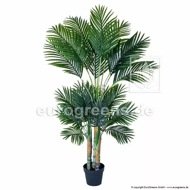 Palmier artificiel Areca de la taille de 150 centimètres.