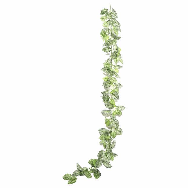 Umelá girlanda Kaládium biela 190 cm