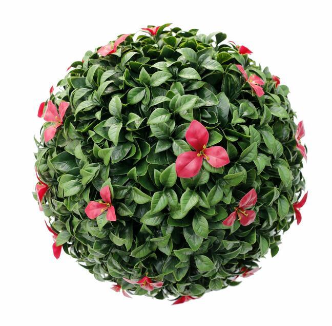 Umelá guľa Gardenia červená 45 cm