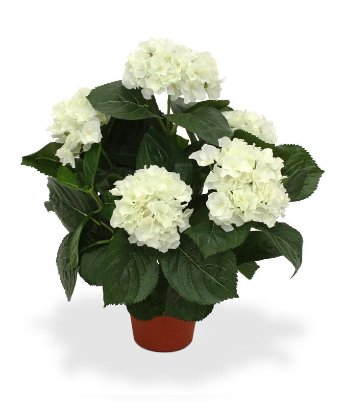 Umelá krémová Hortenzia 45 cm