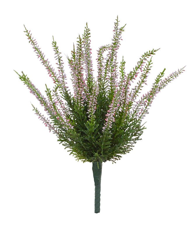 Umelý ružový buket Vresu 30 cm