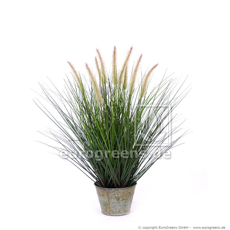 Umelá tráva Pennisetum - perovec s kvetináčom 100 cm