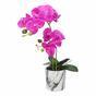 Umelá orchidea cyklámenová 49 cm