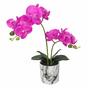 Umelá orchidea cyklámenová 49 cm