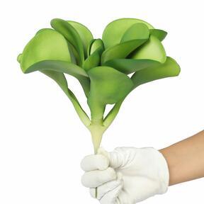 Umelá Púštna ruža zelená 25,5 cm