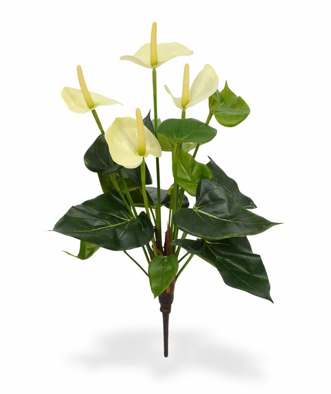 Umelý buket Antúria biela 40 cm
