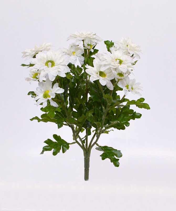 Umelá rastlina Chryzantéma 35 cm - krémová