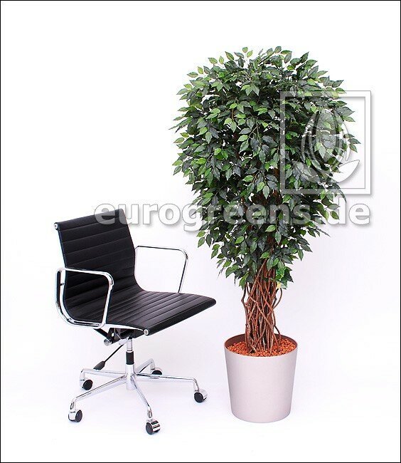 Umelá rastlina Ficus Liane de luxe s malými listami - zelená 150 -160 cm