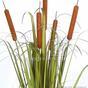 Umelá rastlina Pálka Cattails v kvetináči 90 cm