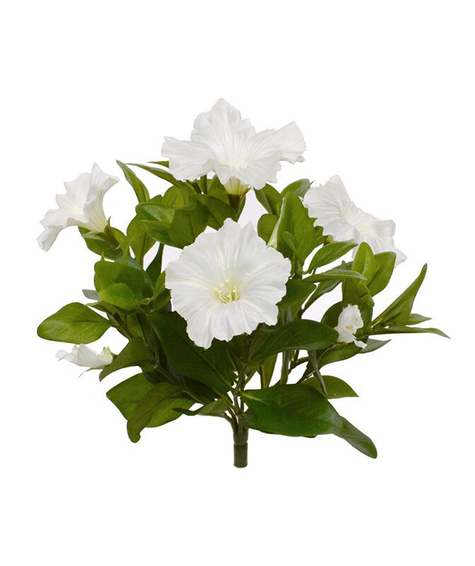 Umelá rastlina Petúnia 25 cm - krémová