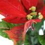 Umelá rastlina Vianočná ruža červená 40 cm