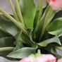 Umelá vetva Tulipán zeleno-ružový 70 cm