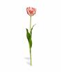 Umelý kvet Tulipán červeno-biely 70 cm