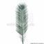 Umelý list Ďatľovník kanársky 130 cm
