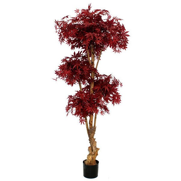 Umelý strom Bonsai Acer Deluxe 170 cm - bordovo červený
