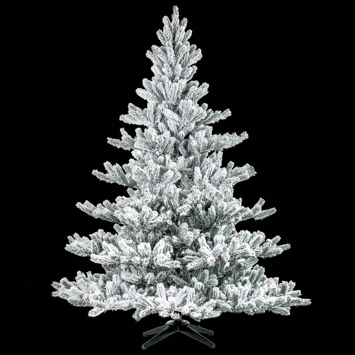 Umelý vianočný stromček Jedľa Nordmann Alnwick 180 cm zasnežený