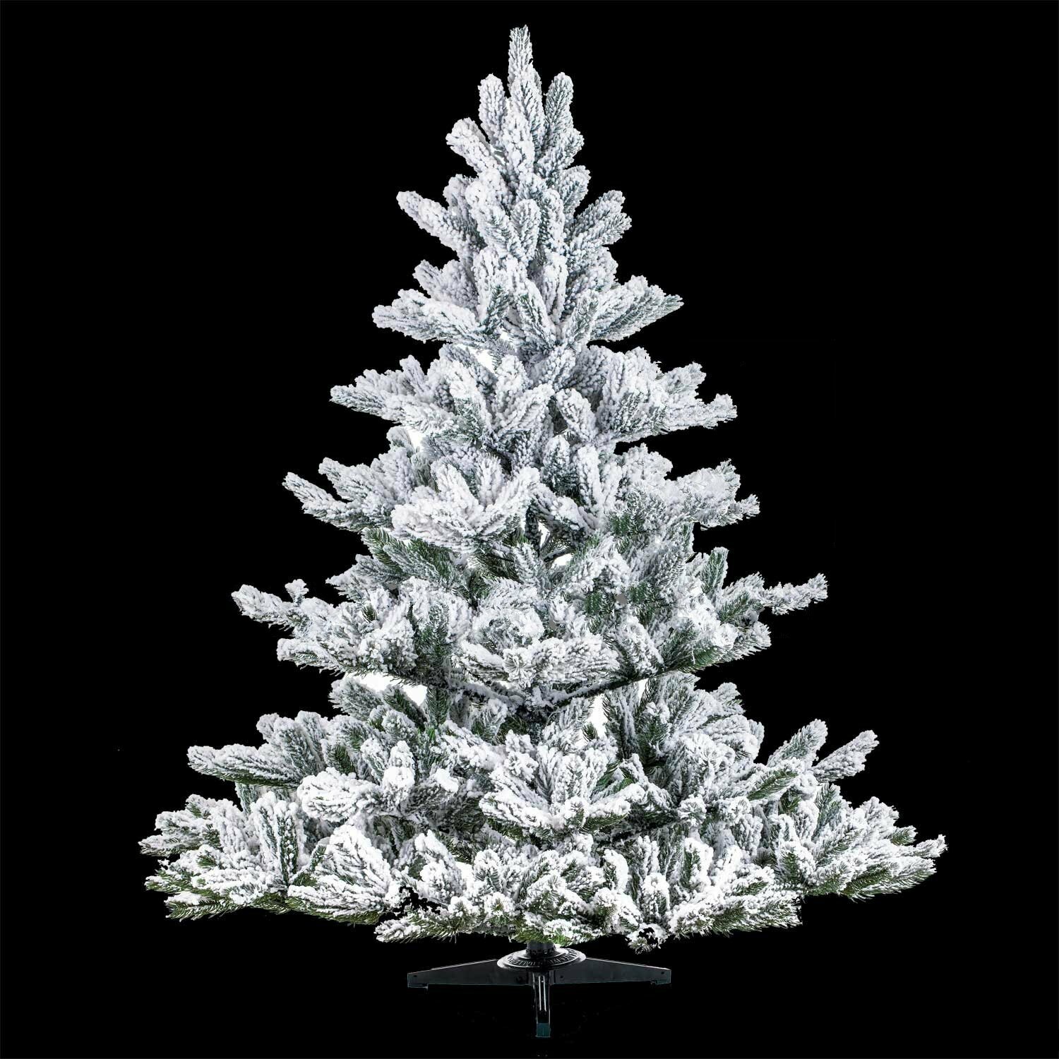 Umelý vianočný stromček Jedľa Nordmann Alnwick 150 cm zasnežený
