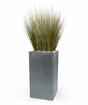 Umelý zeleno-hnedý zapichovací zväzok trávy Ozdobnica čínska 85 cm